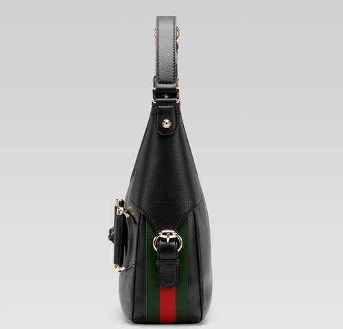 Gucci Outlet Heritage Piccolo Hobo 247604 Nero