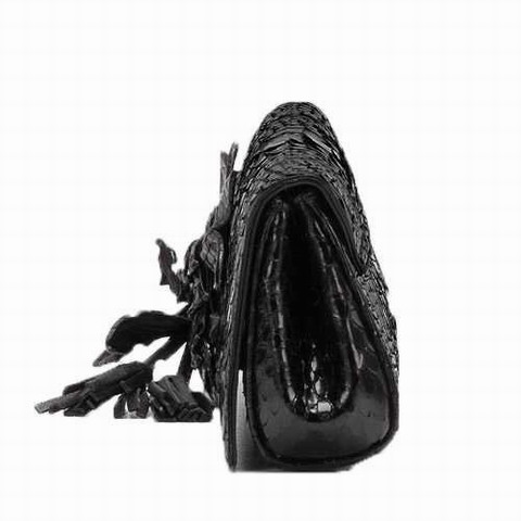 Gucci Glam Orchid Evening Bag 247805 Nero
