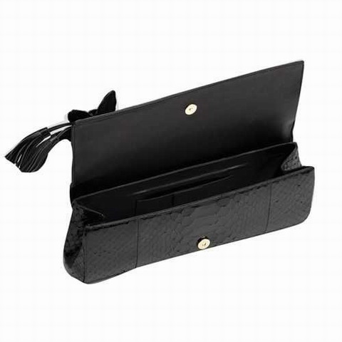 Gucci Glam Orchid Evening Bag 247805 Nero
