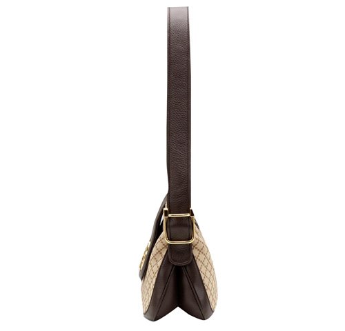 Gucci Outlet 1973 Medium Shoulder Bag 251809 Beige / Marrone