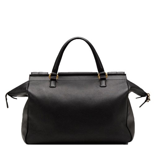 Gucci 1973 Media Top Handle Bag 251813 Nero