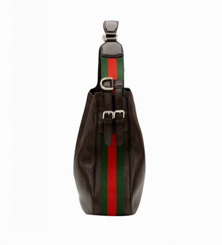 Gucci Outlet Heritage Medium Borsa Tracolla 247597 Brown