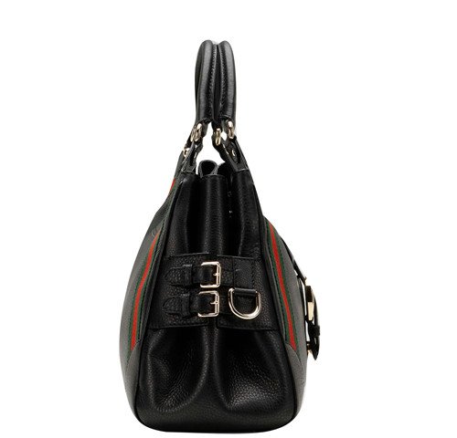Gucci Outlet Heritage Medium Borsa Tracolla 247599 Nero