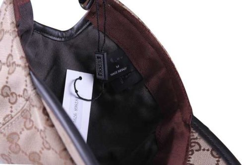 Gucci Outlet cappello da baseball con finiture in pelle Beige