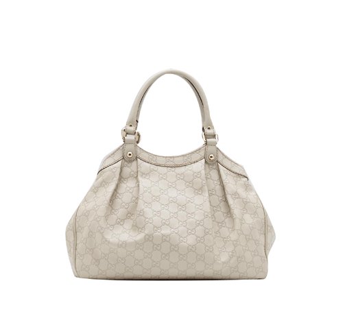 Gucci Sukey Medium Tote 211944 Bianco Sporco