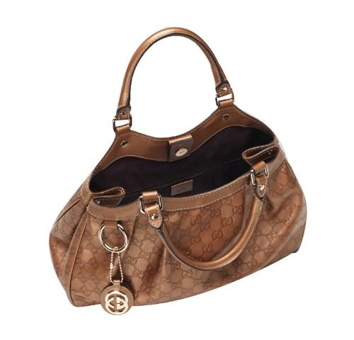 Gucci Sukey Medium Tote 211944 Bronzo
