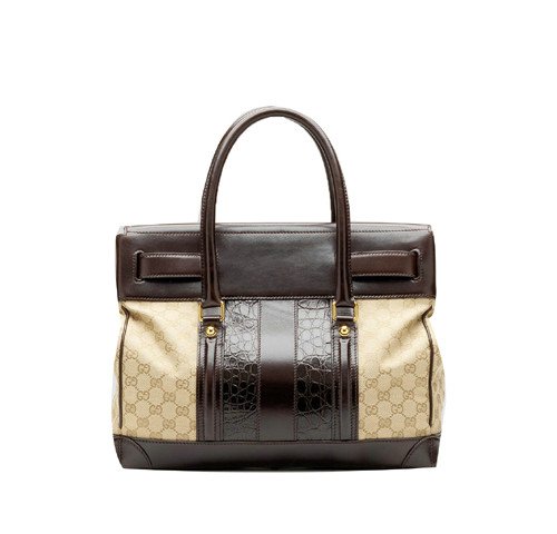 Gucci segreto Media Top Handle Bag 223941 Sabbia / Marrone