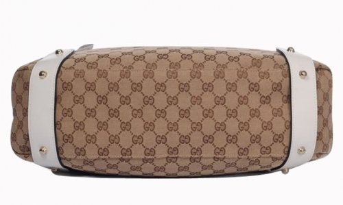 Gucci Outlet Pelham Medium Shoulder Bag 137621 Beige / Bianco