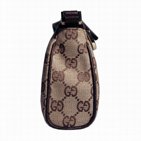 Gucci Outlet Caso cosmetico con anello D 145750 Beige