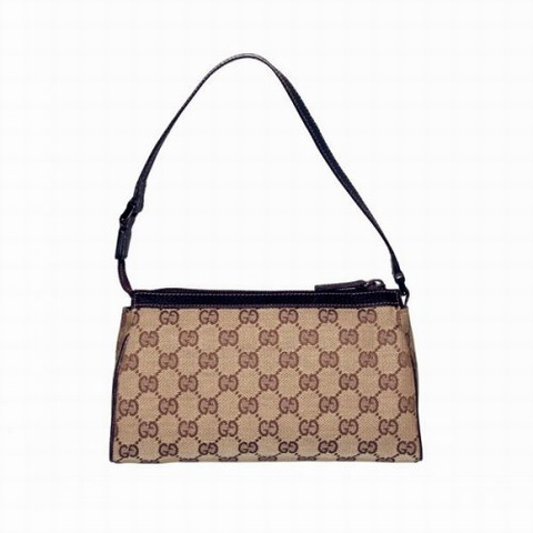 Gucci Outlet Caso cosmetico con anello D 145750 Beige