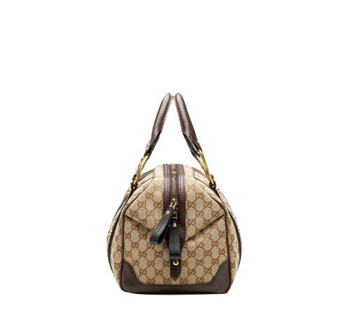Gucci interblocco Medium Boston Bag 223953 Beige / Marrone
