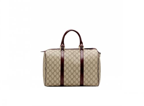 Gucci Joy Medium Boston Bag 193603 Beige / Bordeaux