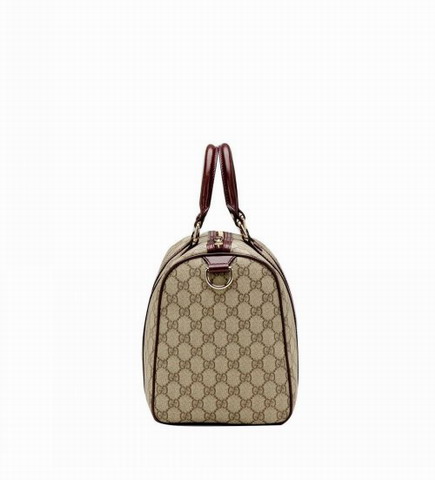 Gucci Joy Medium Boston Bag 193603 Beige / Bordeaux