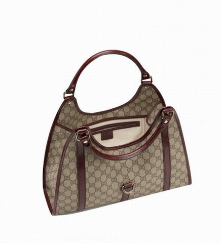 Gucci Outlet Joy Medium Shoulder Bag 203494 Beige / Bordeaux