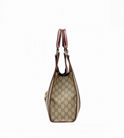 Gucci Outlet Joy Medium Shoulder Bag 203494 Beige / Bordeaux