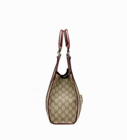 Gucci Outlet Joy Medium Shoulder Bag 203494 Beige / Bordeaux
