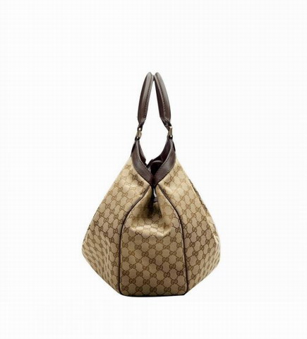 Gucci Sukey Large Tote 211943 Beige / Marrone