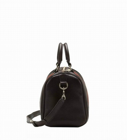 Gucci Vintage Web Medium Boston Bag 247205 Brown