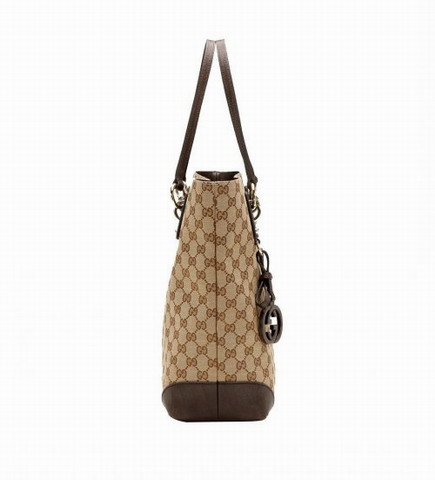 Charm Gucci Medium Tote 247237 Beige / Marrone