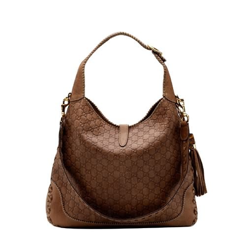 Gucci Outlet New Jackie Shoulder Bag Large 218491 Light Brown