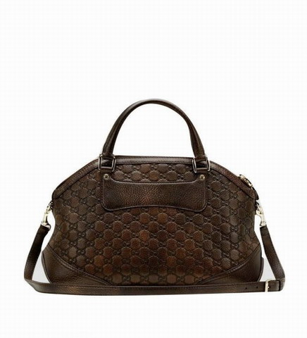 Gucci Cathrine Media Top Handle Bag 247286 Marrone