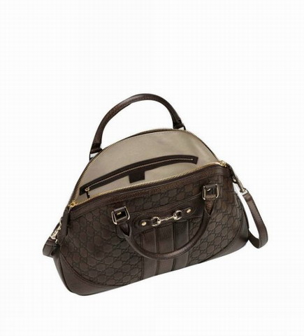 Gucci Cathrine Media Top Handle Bag 247286 Marrone