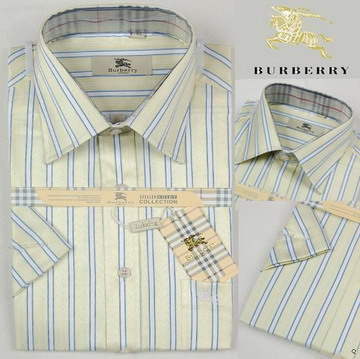 Burberry Outlet Burberry Uomo Controllato Maglie a manica lunga Giallo chiaro Burberry_010