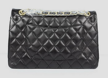 Chanel 2.55 Quilted Lambskin Flap Bag A1112 Black