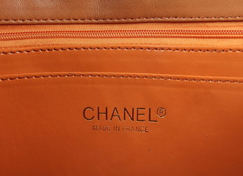 Chanel Jumbo Quilted Flap Bag A58600 Orange