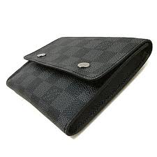 Louis Vuitton Tela Damier Graphite Portafoglio Modulable Compact Borse N63083 Uomo