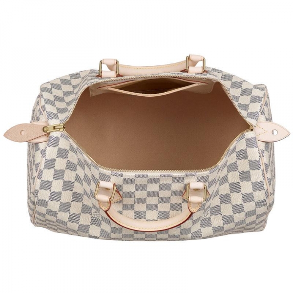Louis Vuitton Tela Damier Azur Speedy 35 Borse N41535