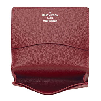 Louis Vuitton Pelle Epi Porta Biglietti Da Visita Rubino Borse M5658M