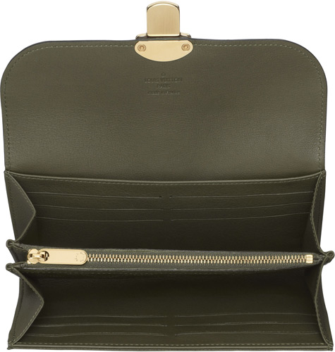 Louis Vuitton Pelle Mahina Iris Wallet Emeraude Borse M58137