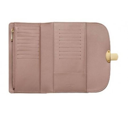 Louis Vuitton Pelle Mahina Portafoglio Amelia Cipria Borse M58126