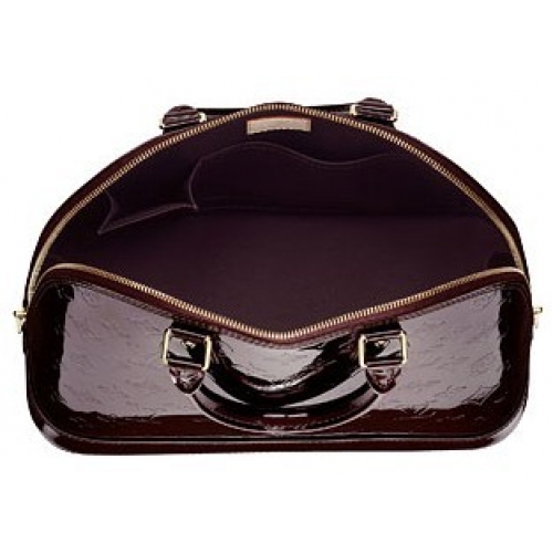 Louis Vuitton Pelle Monogram Vernis Alma Amaranto Borse M91611
