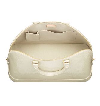 Louis Vuitton Pelle Monogram Vernis Alma MM Blanco Corailo Borse M91450