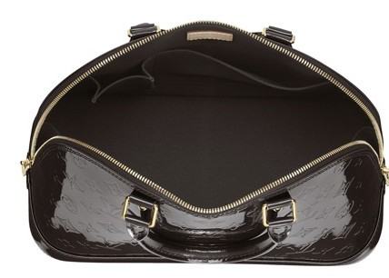 Louis Vuitton Pelle Monogram Vernis Alma Terre D'ombre Borse M91444