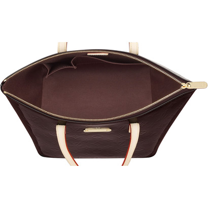 Louis Vuitton Pelle Monogram Vernis Bellevue PM Amaranto Borse M93585