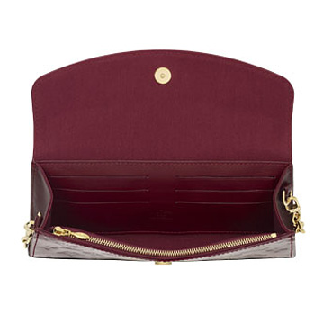 Louis Vuitton Pelle Monogram Vernis Sunset Boulevard Rosso Fauviste Borse M91679