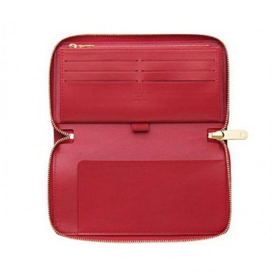 Louis Vuitton Pelle Monogram Vernis Zippy Organizer Pomme Damour Borse M93611
