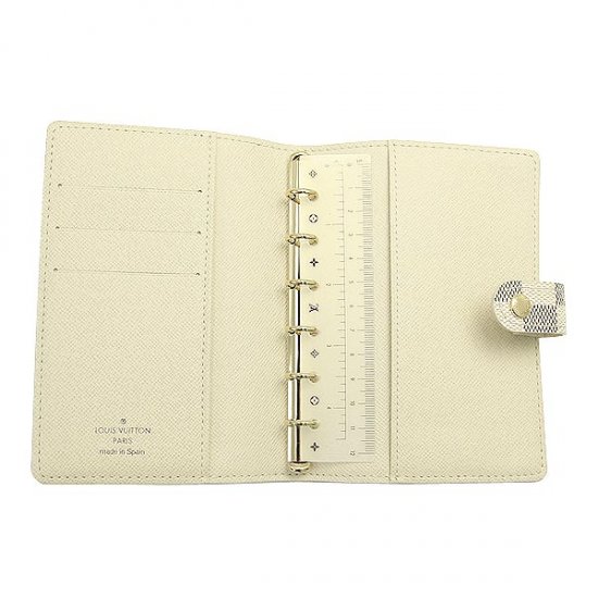 Louis Vuitton Tela Damier Azur Copertina Agenda PM Borse R20706