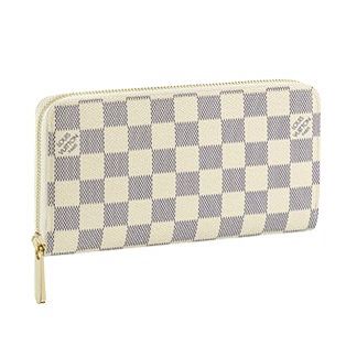 Louis Vuitton Tela Damier Azur Portafoglio Zippy Borse N60019