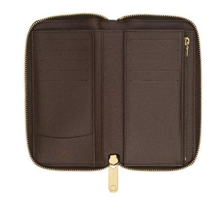 Louis Vuitton Tela Damier Portafoglio Zippy Compact Borse N60028