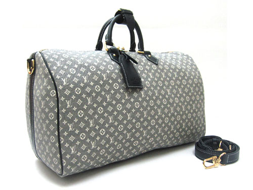 Louis Vuitton Tela Monogram Idylle Speedy Voyage 45 Inchiostro Borse M56706
