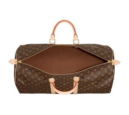 Louis Vuitton Tela Monogram Keepall 55 Con Tracolla Borse M41414