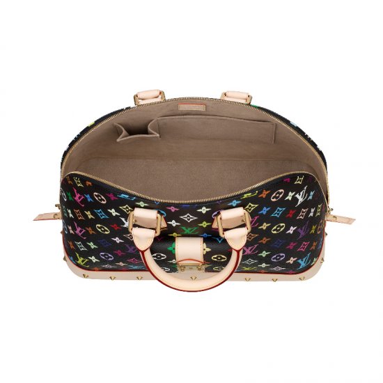 Louis Vuitton Tela Monogram Multicolore Alma MM Nero Borse M40442