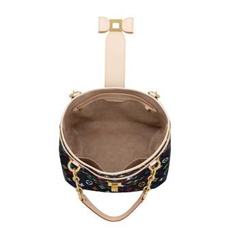 Louis Vuitton Tela Monogram Multicolore Annie GM Nero Borse M40304