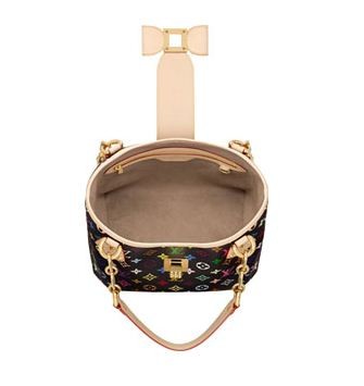 Louis Vuitton Tela Monogram Multicolore Annie MM Nero Borse M40308