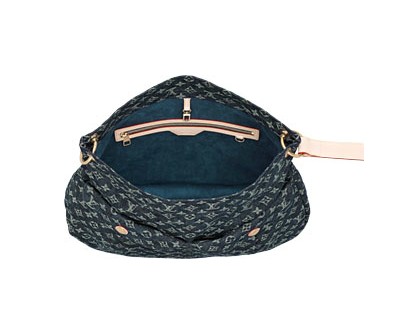 Louis Vuitton Tela Monogram Denim Daily GM Bleu Jean Borse M40493