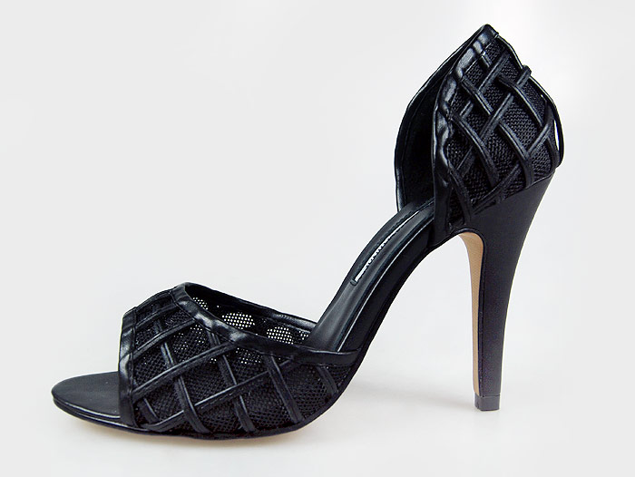 Manolo Blahnik 2010 new sexy lattice network pumps purple